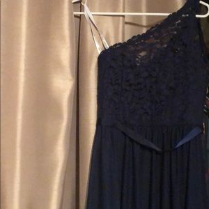 Navy blue bridesmaid dress